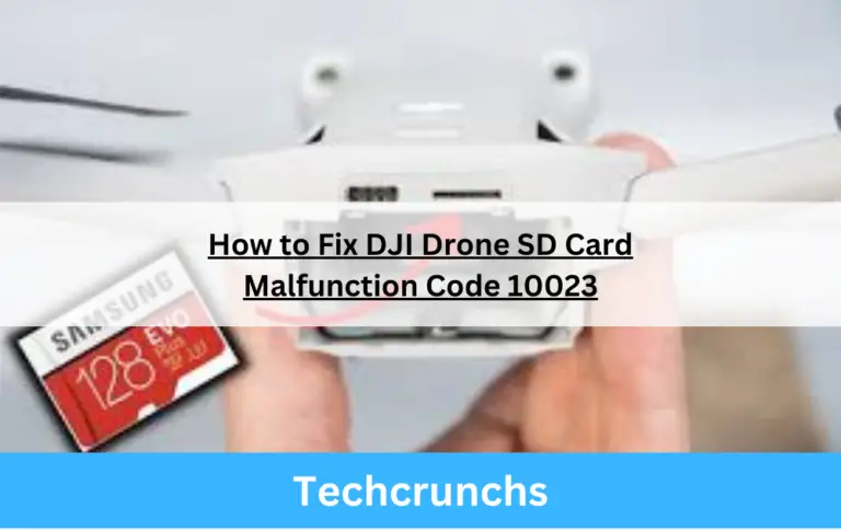 How to Fix DJI Drone SD Card Malfunction Code 10023