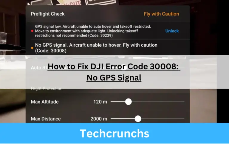 How to Fix DJI Error Code 30008: No GPS Signal