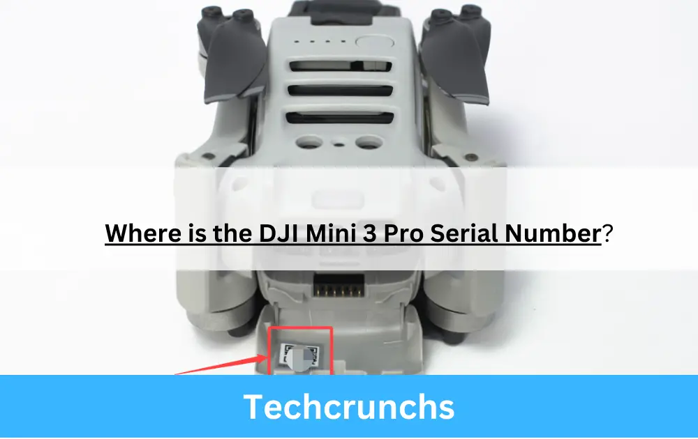 Where is the DJI Mini 3 Pro Serial Number